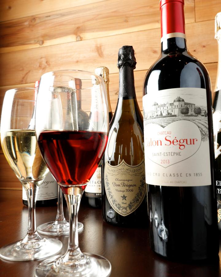充実したドリンクメニュー