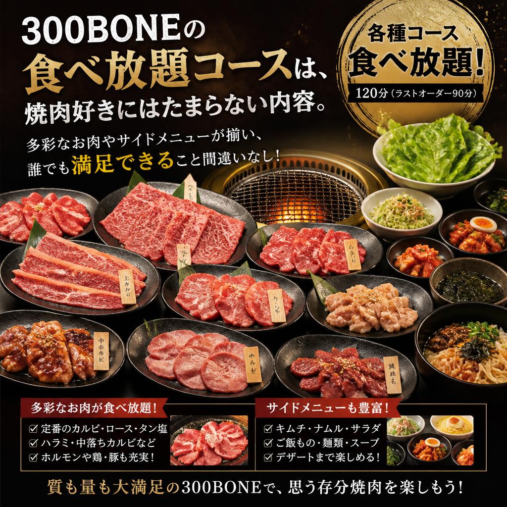 食べ放題コースの魅力