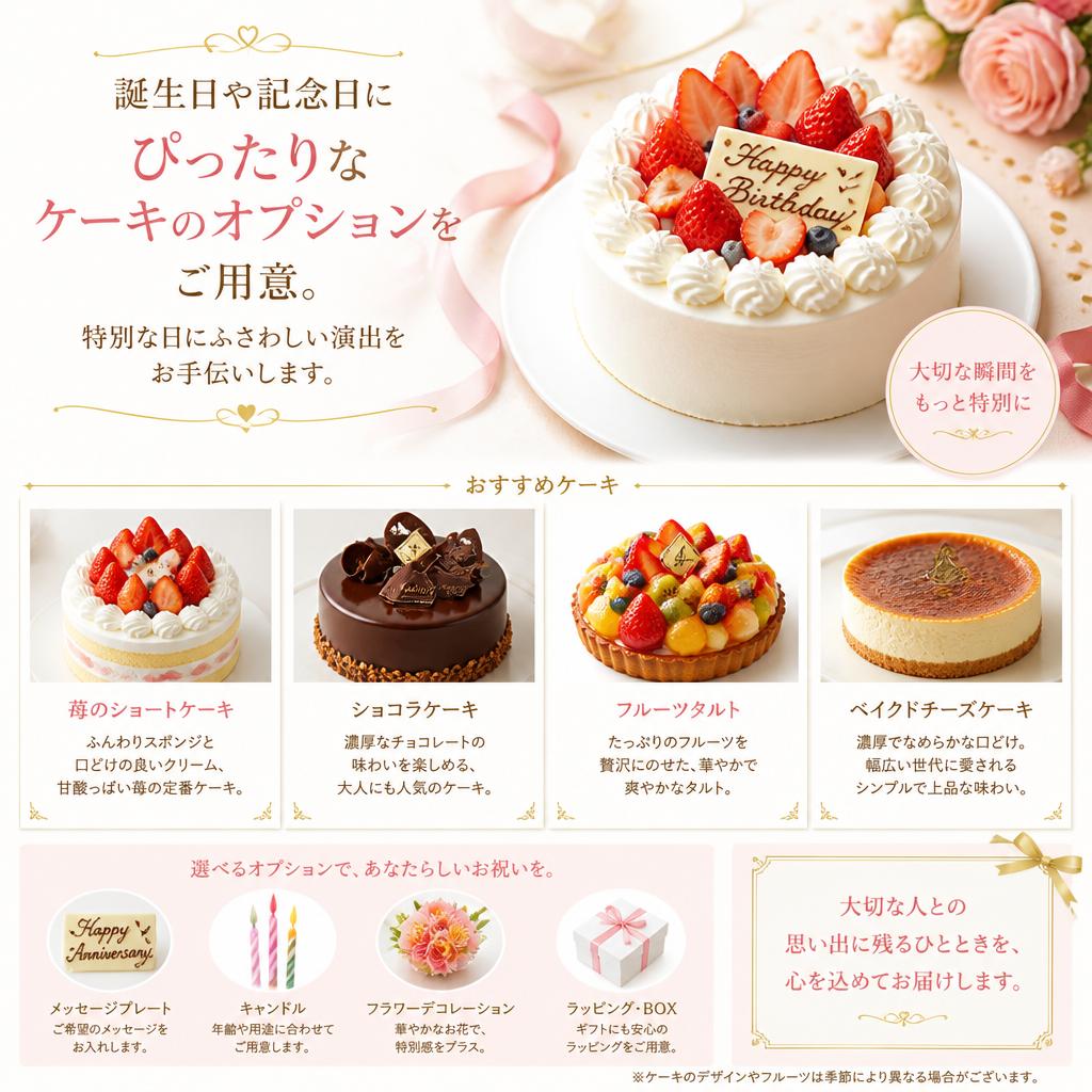 サプライズ演出も可能