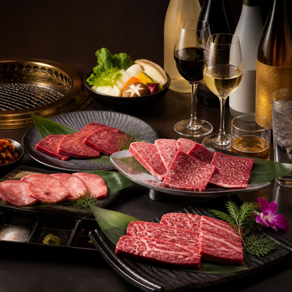 自慢の肉料理とお酒