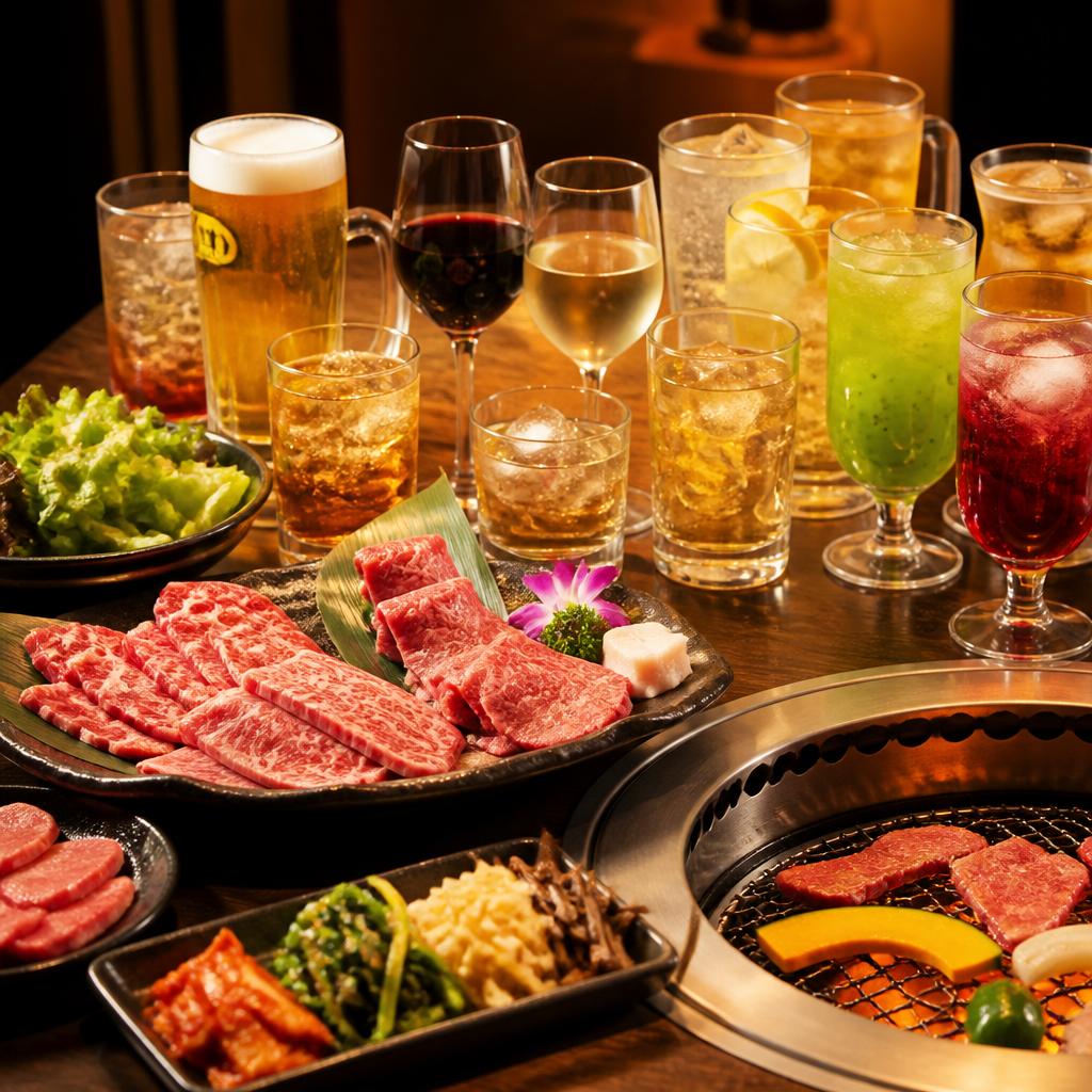 充実の飲み放題プラン